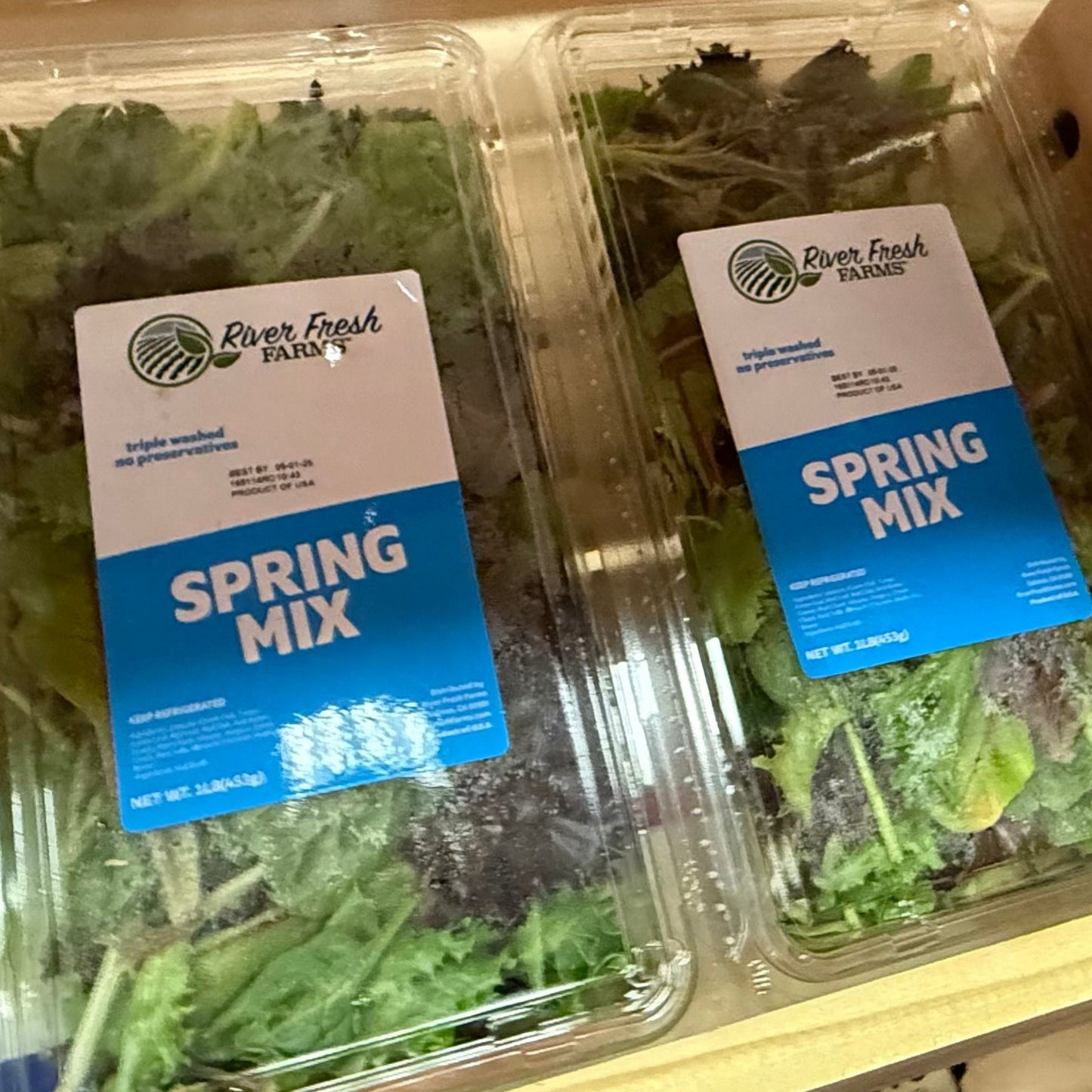 Spring mix lettuce